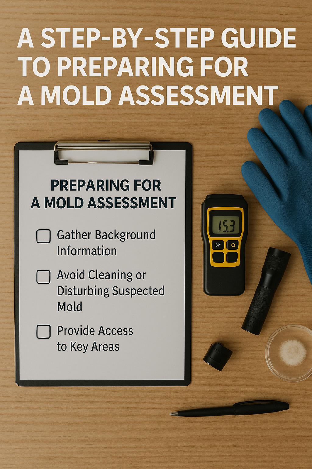Read more about the article A Step-by-Step Guide to Preparing for a Mold Assessment