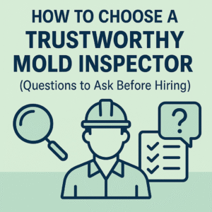 Read more about the article How to Choose a Trustworthy Mold Inspector (Questions to Ask Before Hiring)