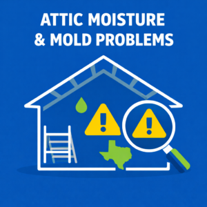 Read more about the article Why Attic Moisture Problems Often Go Unnoticed in Texas Homes