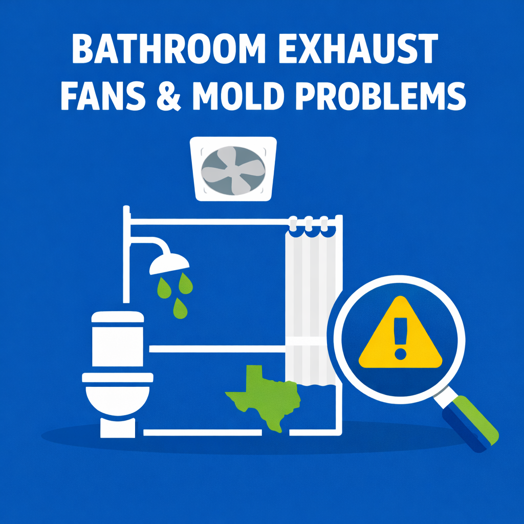 You are currently viewing Bathroom Exhaust Fans and Hidden Mold Problems in Texas Homes