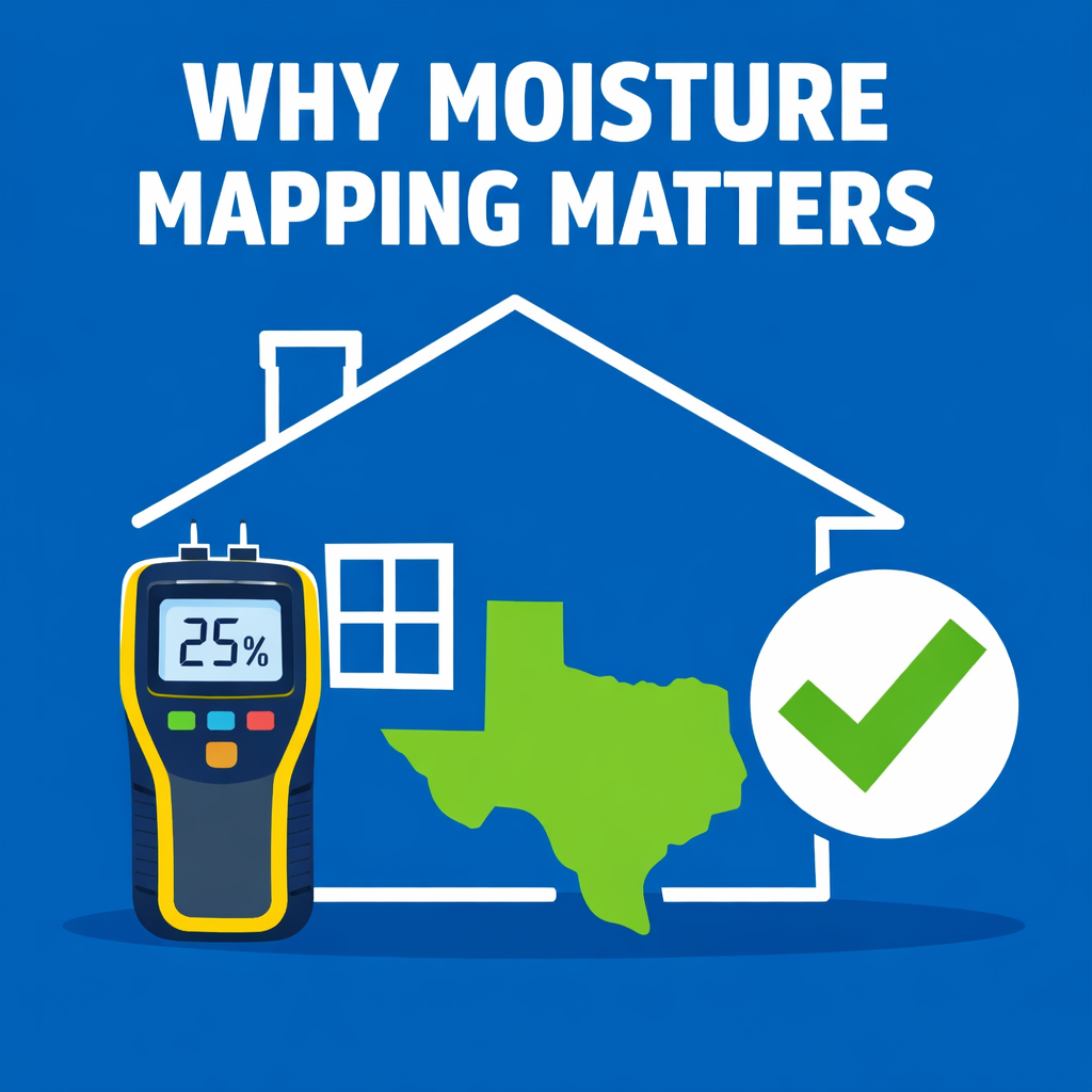 You are currently viewing Why Moisture Mapping Is Critical Before Mold Remediation in Texas Homes