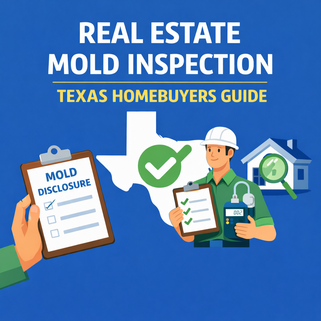 Read more about the article Why Real Estate Mold Disclosures Do Not Replace a Professional Mold Inspection in Texas