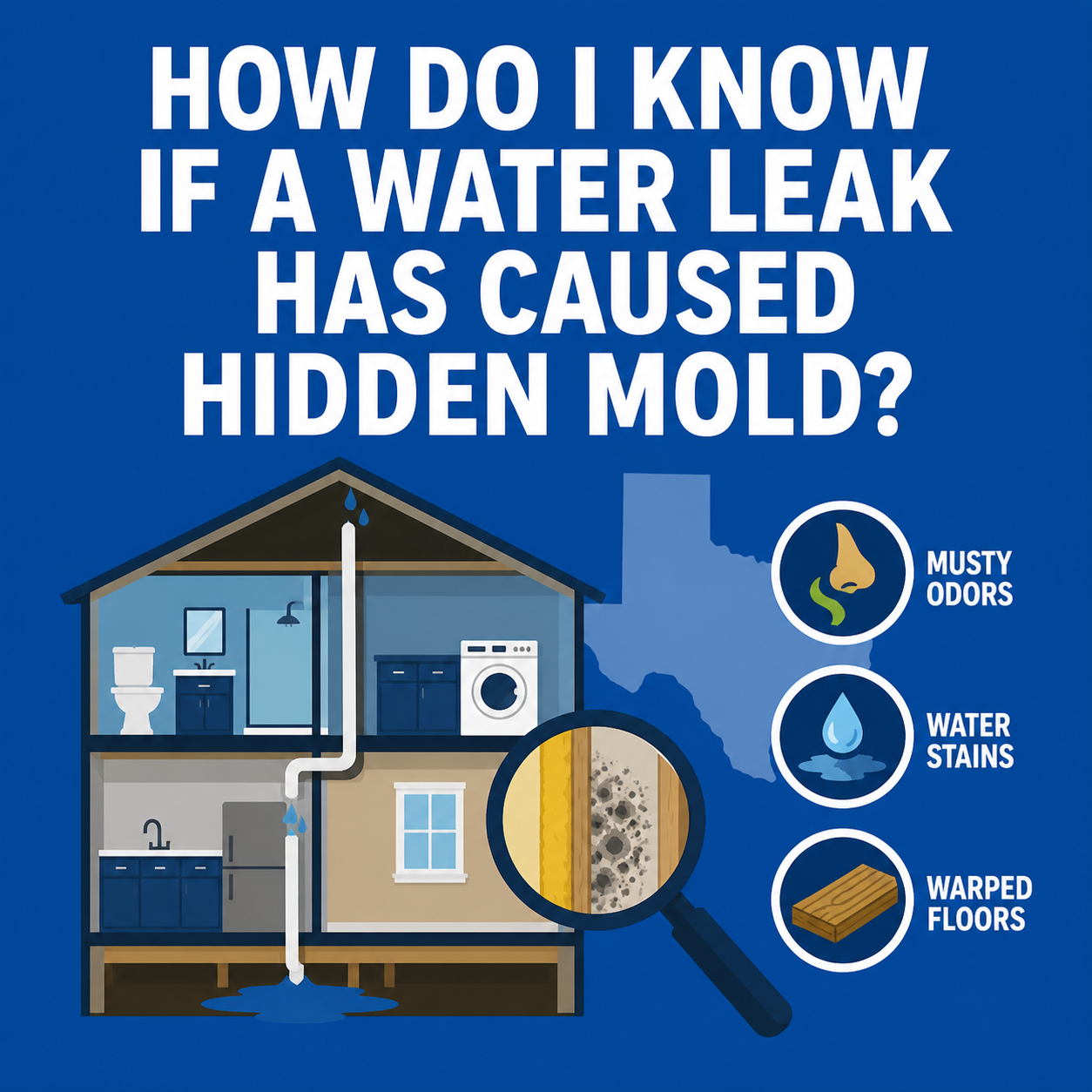 You are currently viewing How Do I Know If a Water Leak Has Caused Hidden Mold?